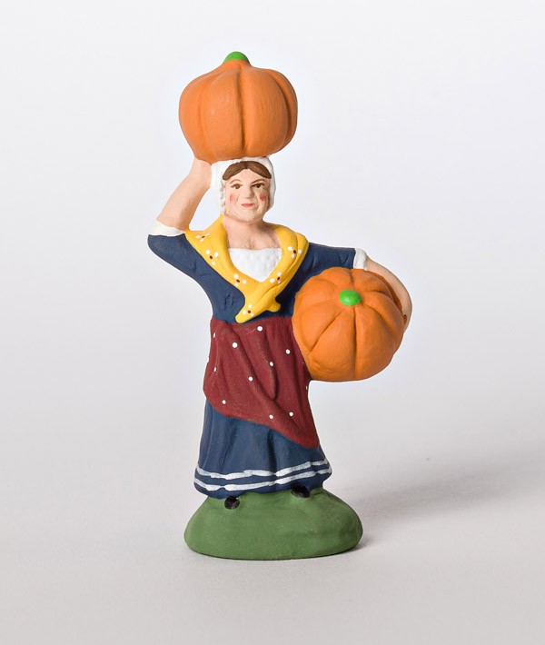 Santon la femme aux potirons