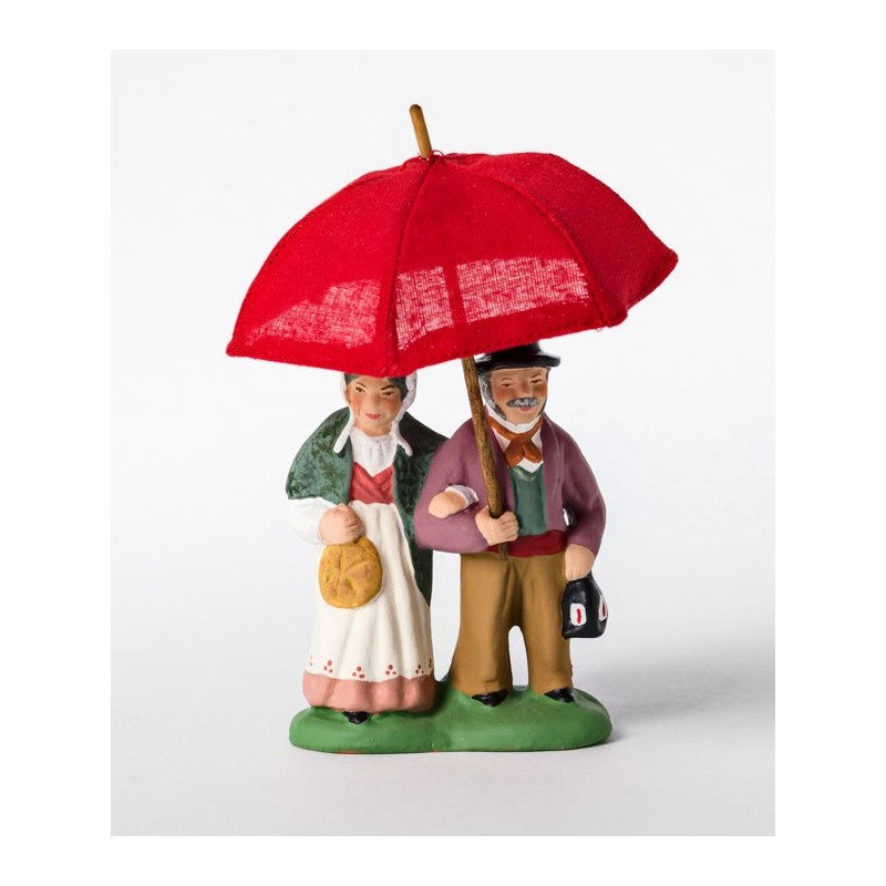 Le couple au parapluie