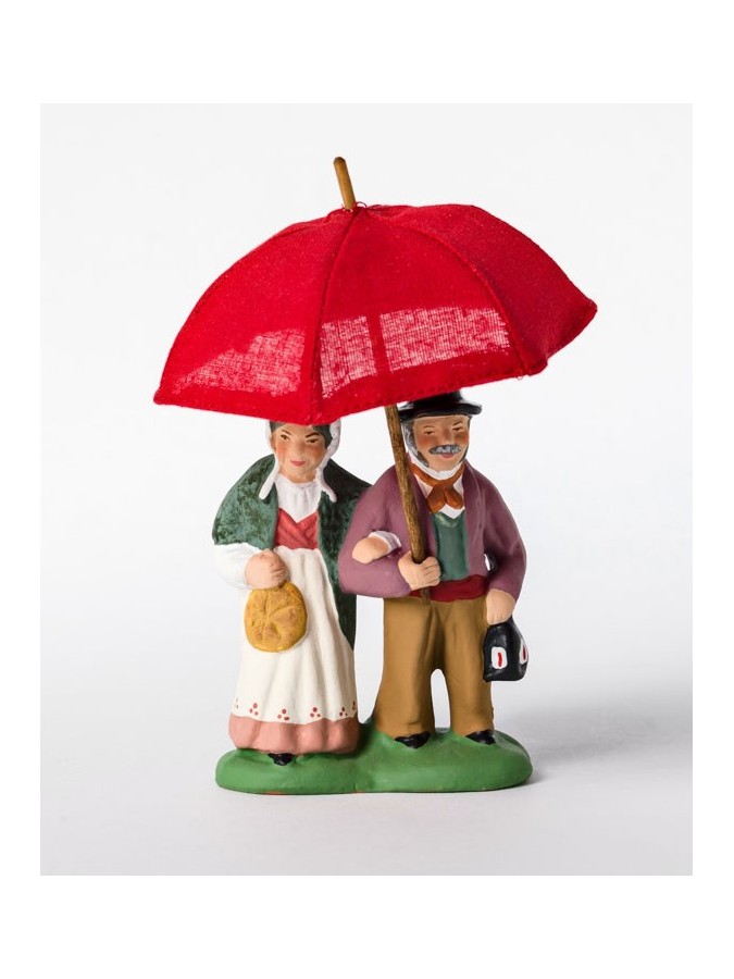 Le couple au parapluie