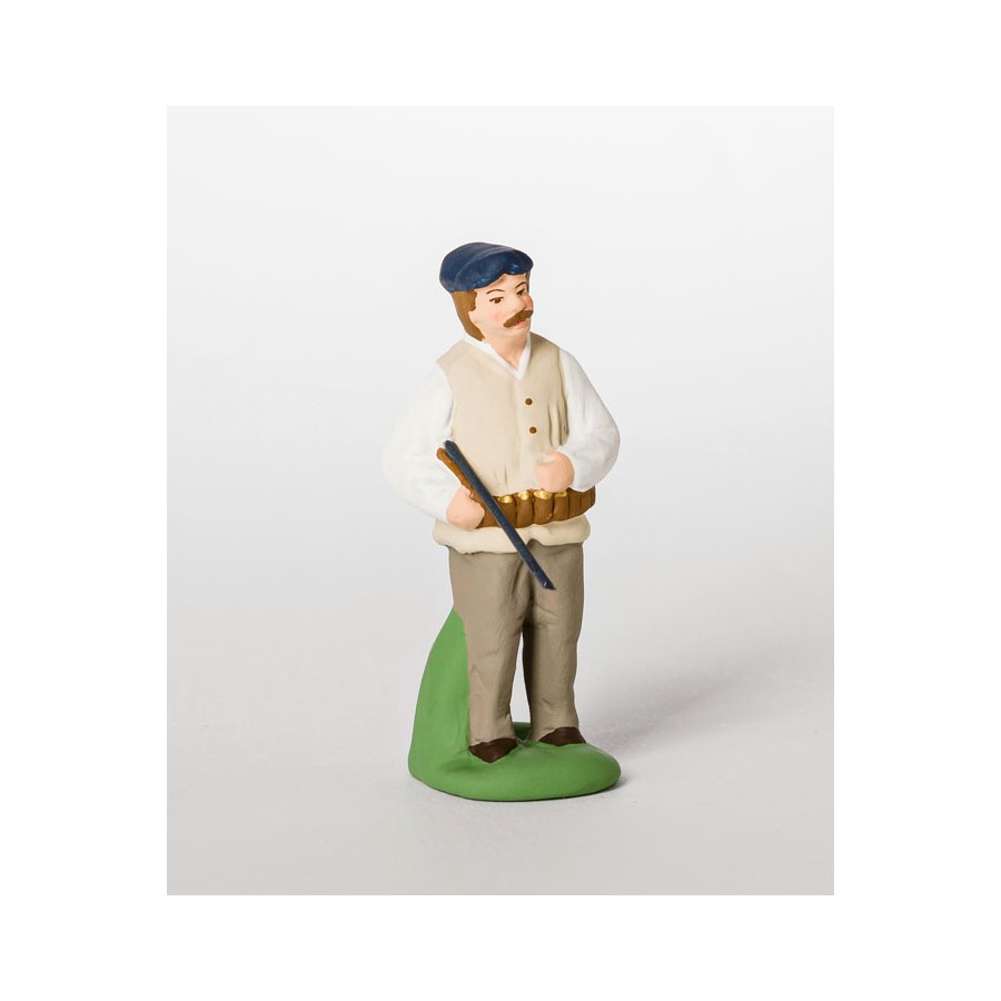 Santon le chasseur au fusil cassé