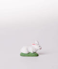 Santon la lapine couchée blanche