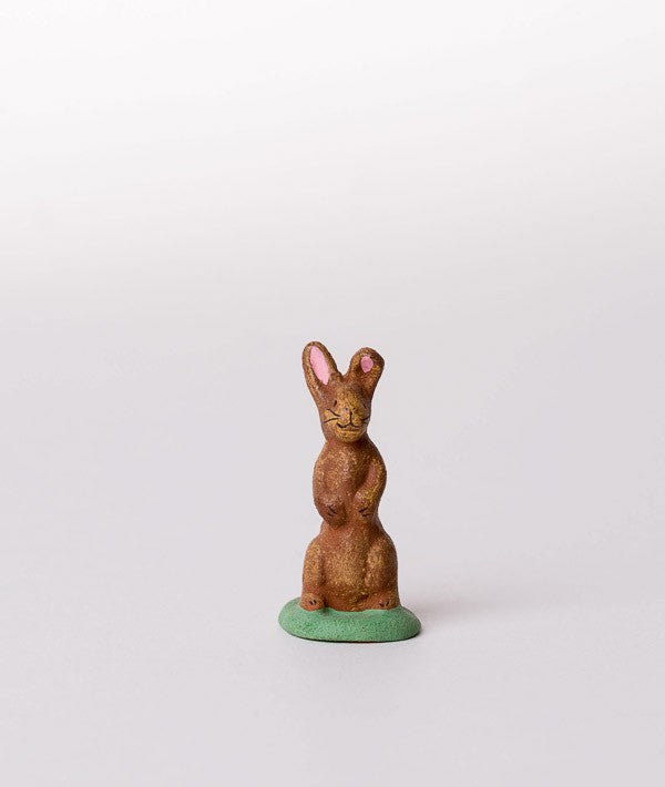 Santon le lapin debout marron