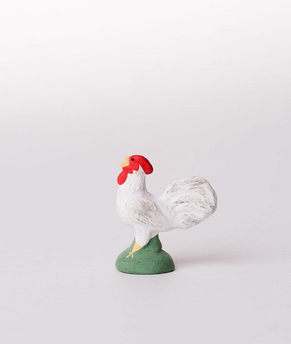 Santon le coq blanc