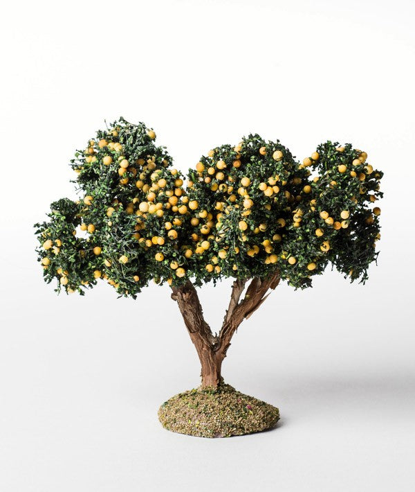 Arbre floqué citronnier