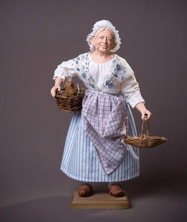 Santon la Femme aux poules