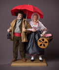 Santon le Couple parapluie