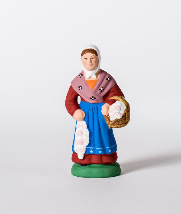 Santon la femme à l'ail