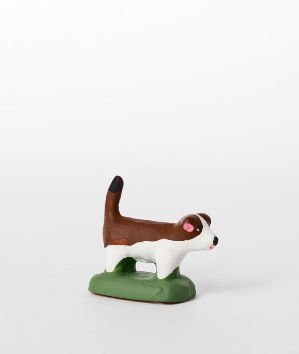 Santon le chiot marron