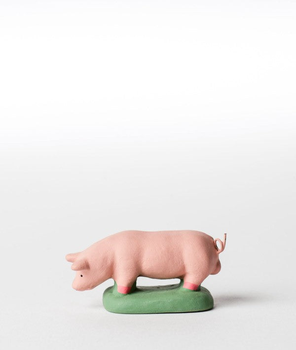 Santon le cochon rose