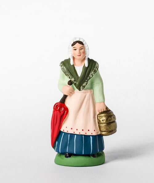 Santon femme à la chaufferette
