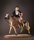 santon l'Arlésienne à cheval