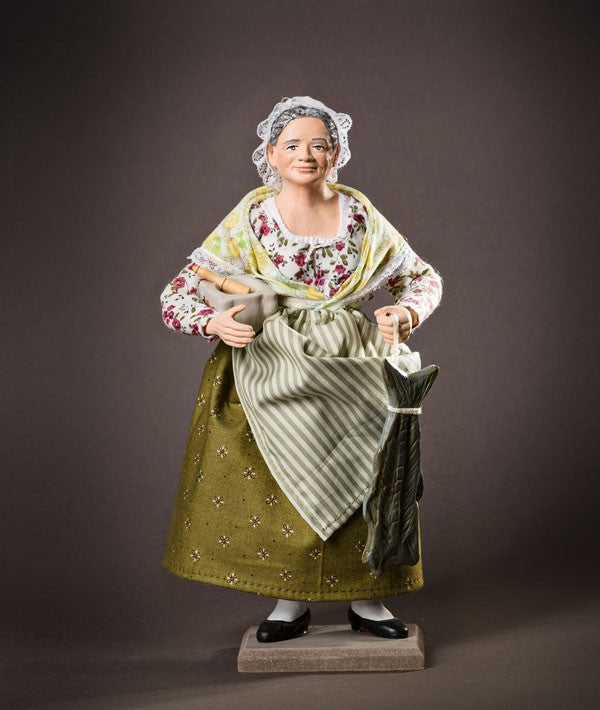 Santon la Femme à l'aïoli