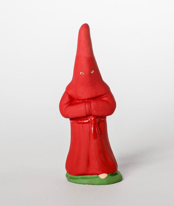 Santon le pénitent rouge