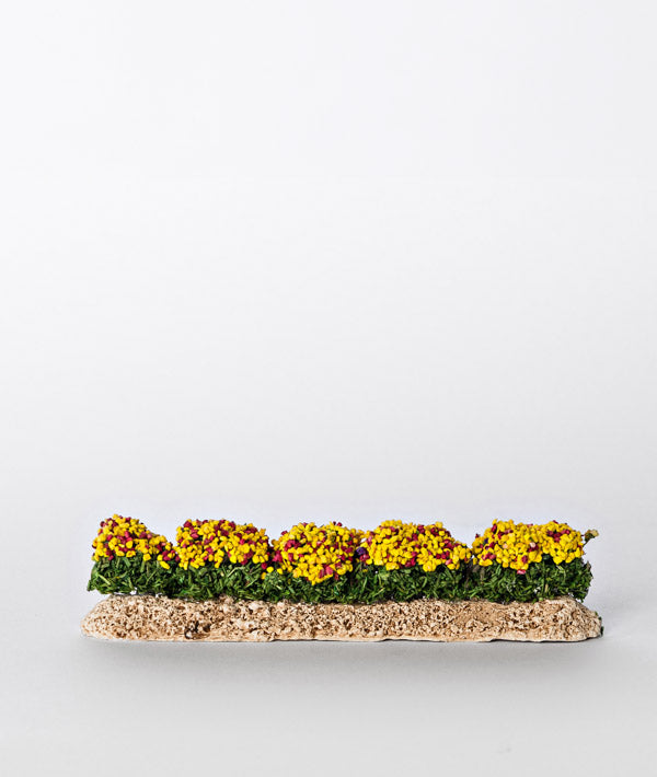 Rangée de Fleur Jaune et Rouge