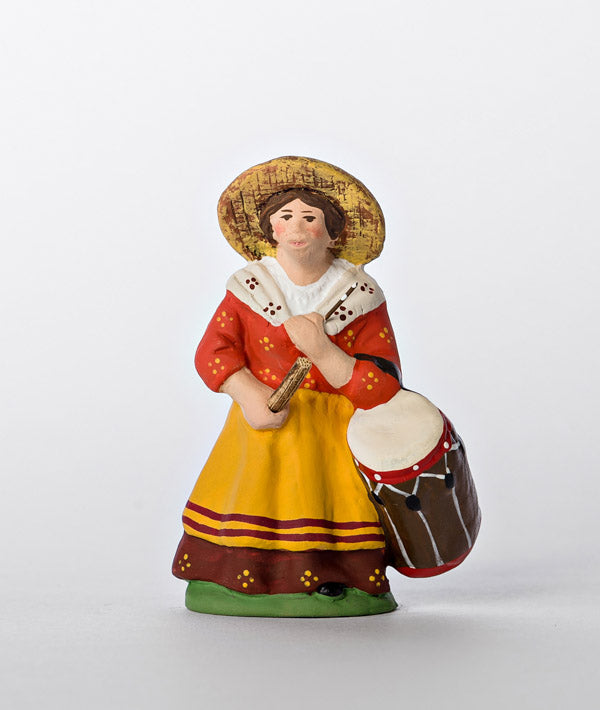 Santon La Femme Tambourinaire