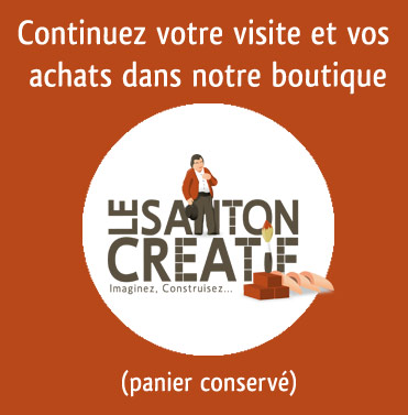 Sur Le Santon créatif : santons à peindre, décors de crèche en kit... Votre panier est conservé : un seul paiement pour les 2 sites.